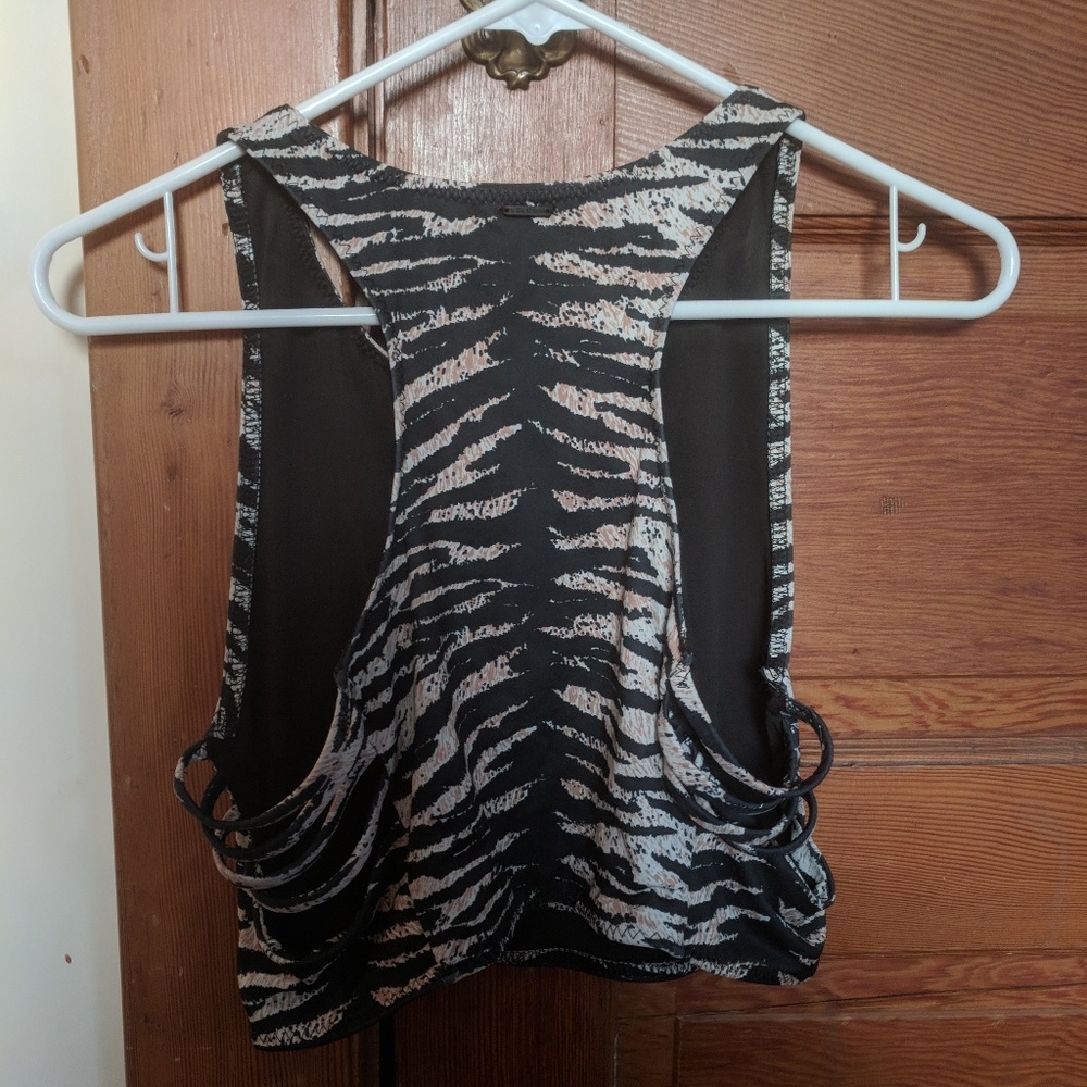 Volcom Stretch Crop Top w/ Strap Sides